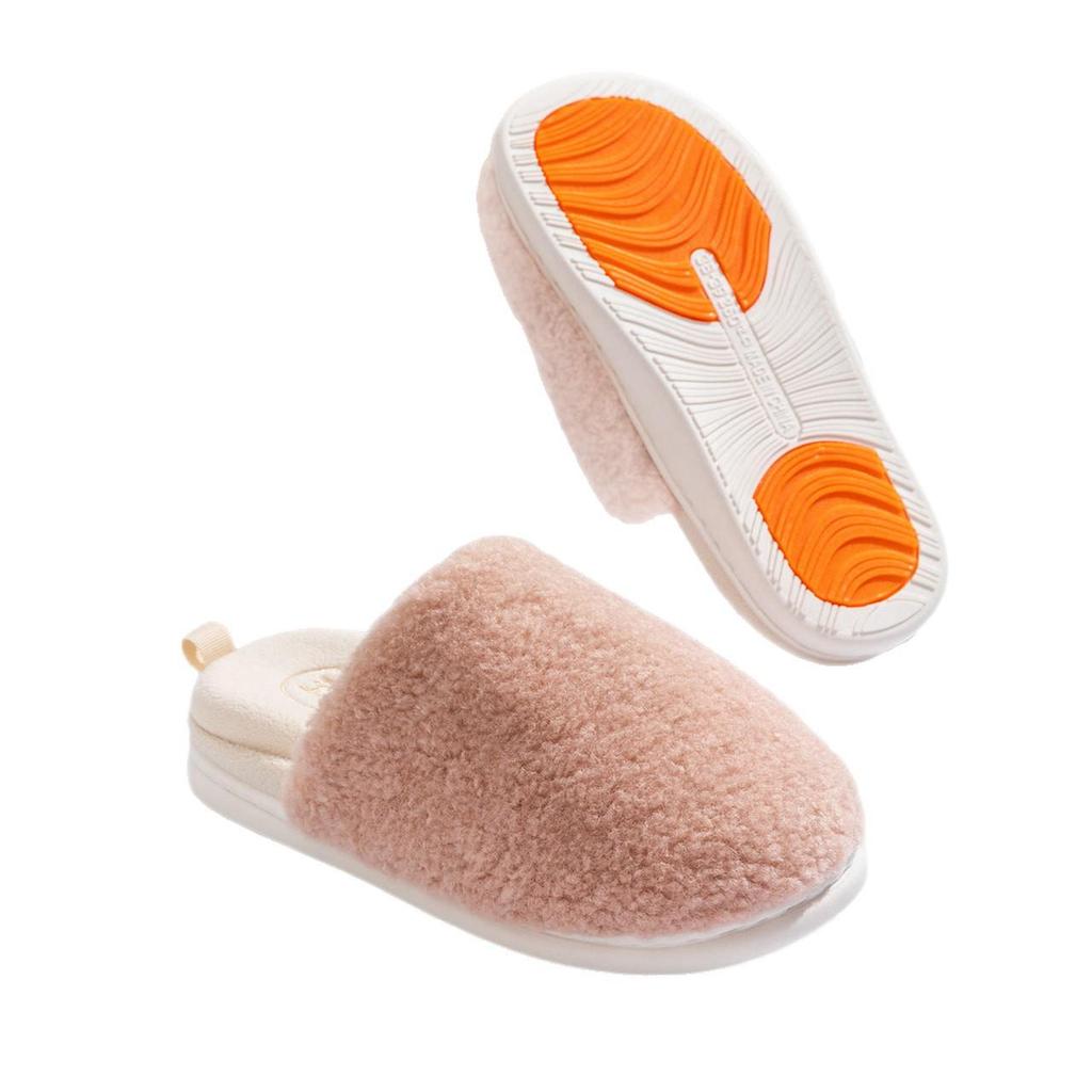 Detachable Winter Indoor Non-Slip Furry Velvet Waterproof Slippers for Couples