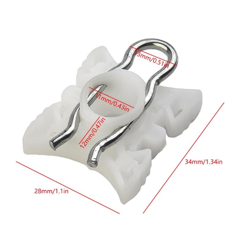 10/20Pcs Window Regulator Sliding Pivots Clip Window Regulator Sliders Clip for E32 E34 E36 51321938884