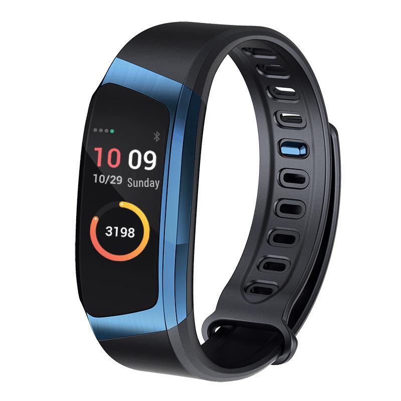

Smart Fitness Bracelet: Heart Rate & Blood Pressure Monitor, Color Screen, Sports Tracking, Pedometer, Waterproof.