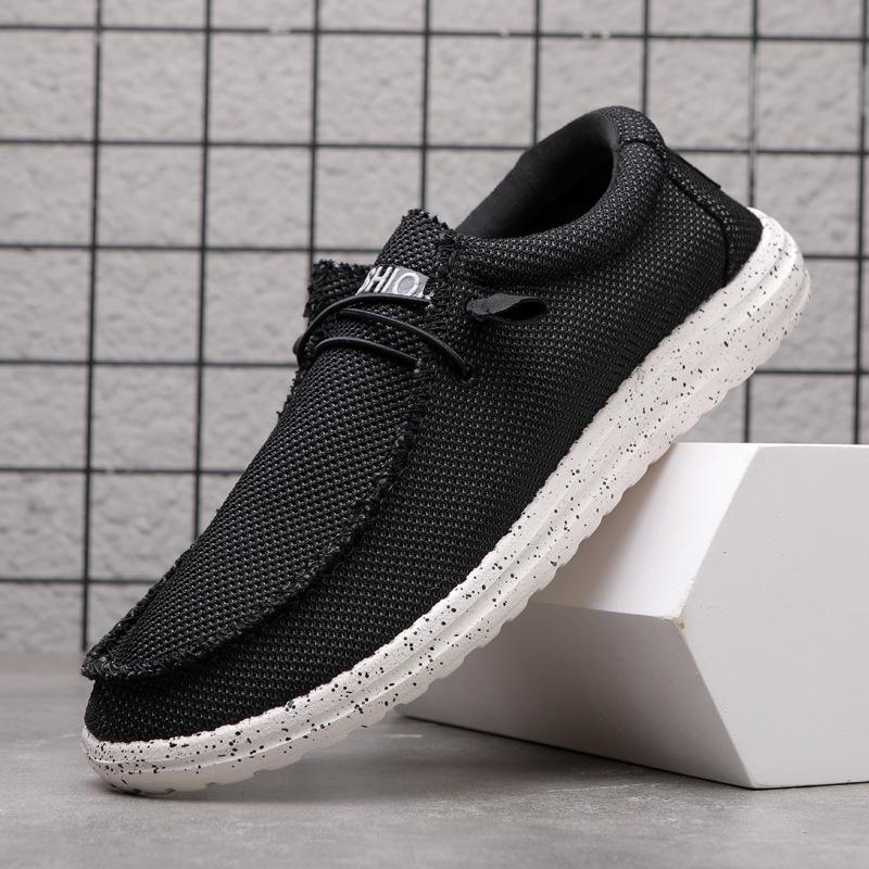 New Men's Casual Business Shoes, Four Seasons Fashion Shoes, European and American Versatile Canvas Men's Shoes