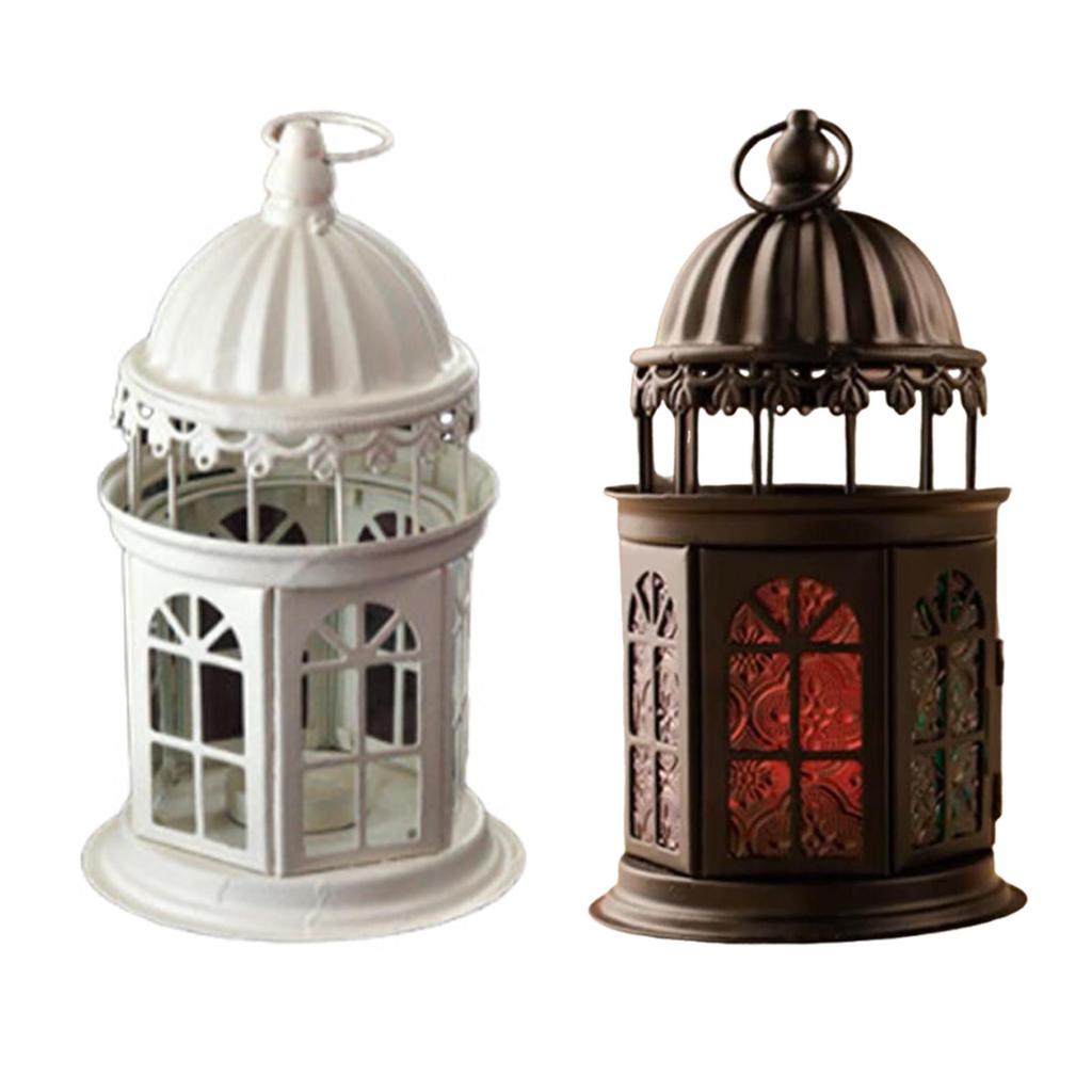 Candle Lantern Ornament Hanging Candlestick Candle Holder Decoration for Valentine's Day Fireplace Holiday Indoor Outdoor Hotel