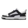Puma Rebound Synthetic Leather Comfortable Minimalist Durable Low-Top Sneakers Unisex Sneakers White Blue 369866-17