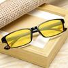 Pánské brýle pro noční vidění se žlutými skly Ultralehké brýle blokující modré světlo pro ochranu očí při používání mobilního telefonu a počítače