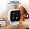 Smart Indoor Air Quality Monitor Touch Screen Formaldehyde Detector HCHO TVOC Temperature Real-Time Monitor Sensor Data Record