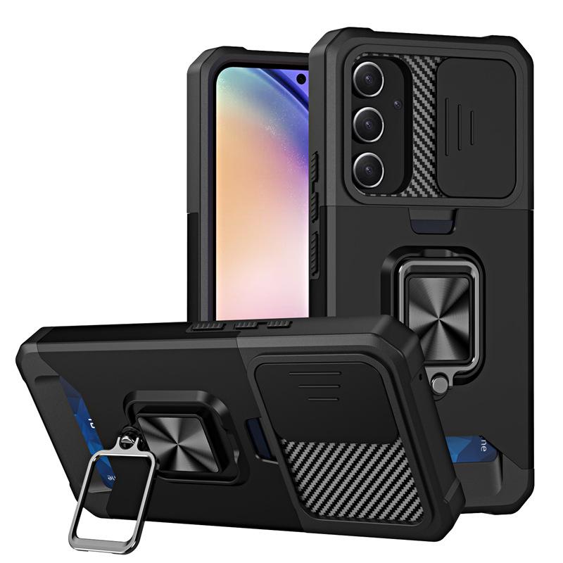 Samsung S26 Ultra Case: S25FE Card Slot, S24 Ring Holder, S23 Drop-Proof Cover