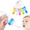 New Fashion Silicone Squeeze Milk Bottle Food Rice Feeder Feeding Bottle With Spoon