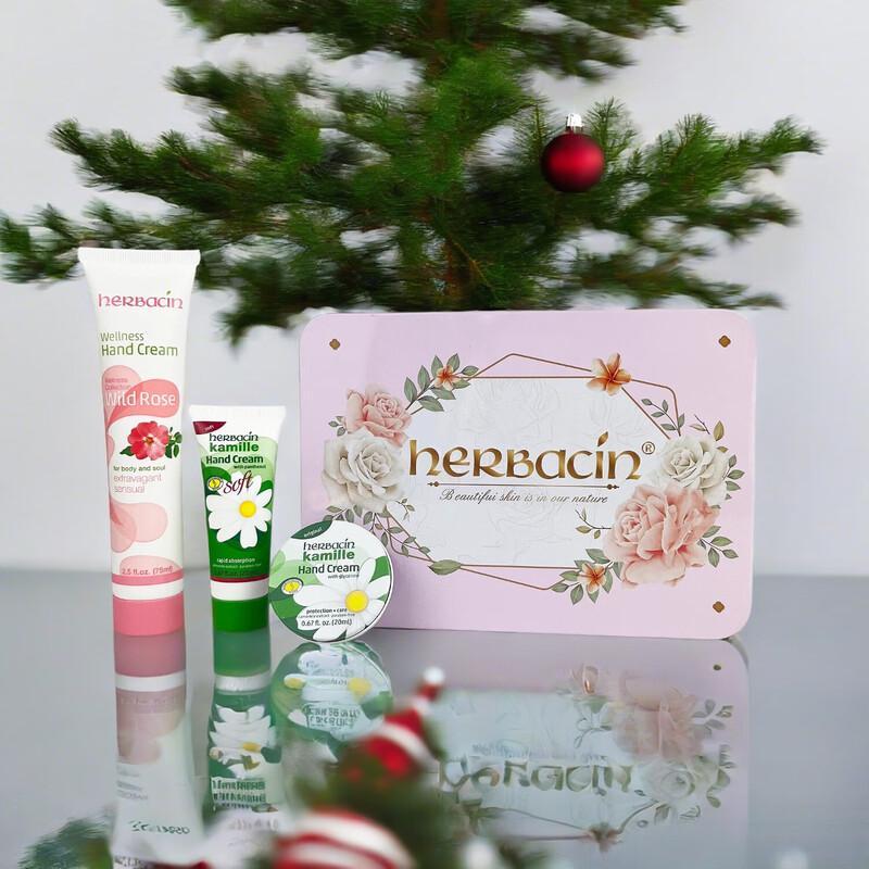 Herbacin Autumn/Winter Rose Hand Cream Gift Set