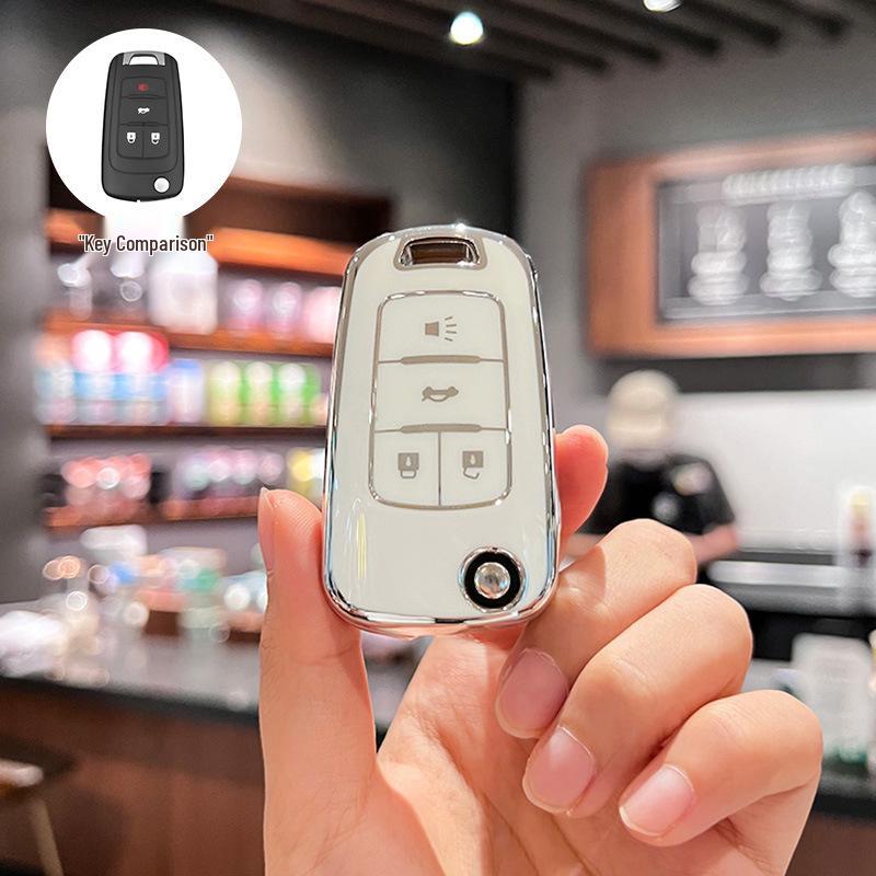 

4-Button Car Key Cover for Buick Excelle, GL8, Regal Models (Men s & Women s)
