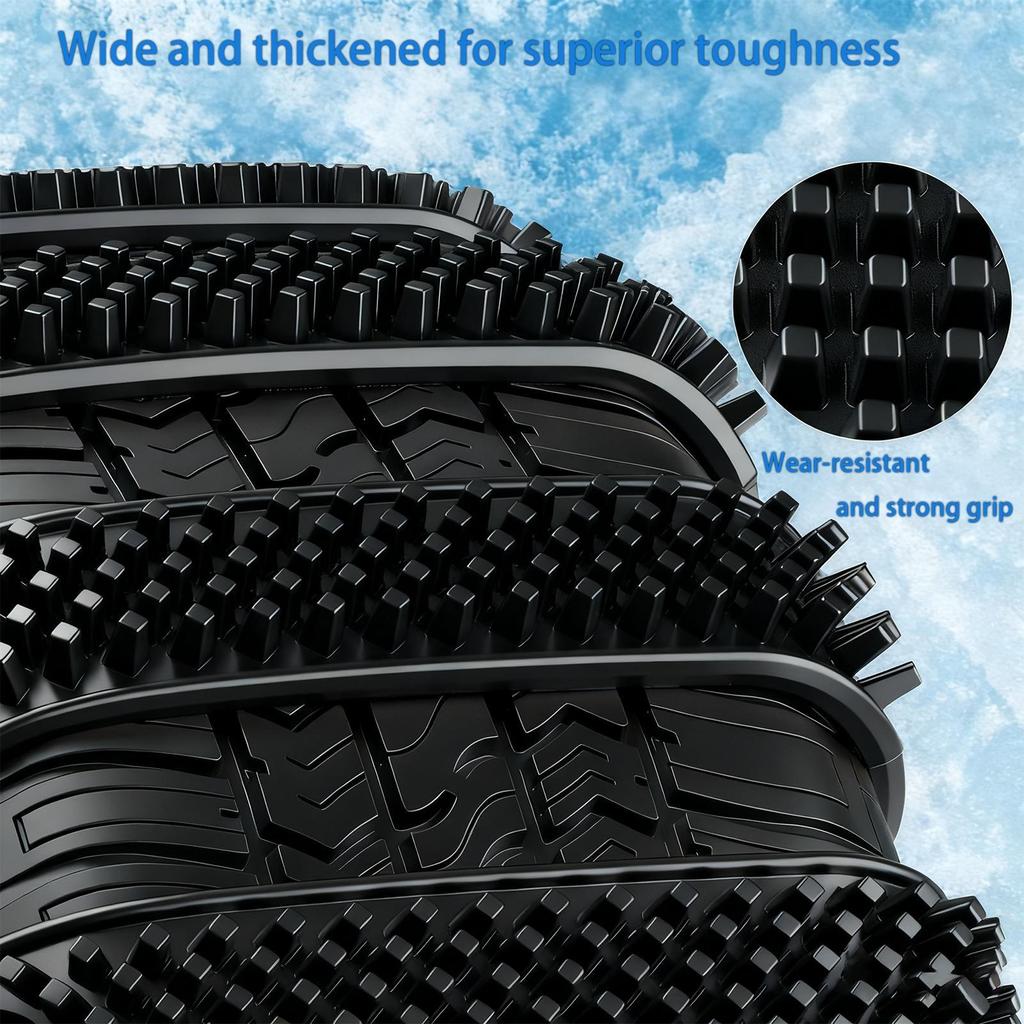 Tire Chains 10piece Anti-Slip Tyre Ties Belts Tire Chains For Cars For Ice Winter Hiking Trailer Offroad Lawn Fishing