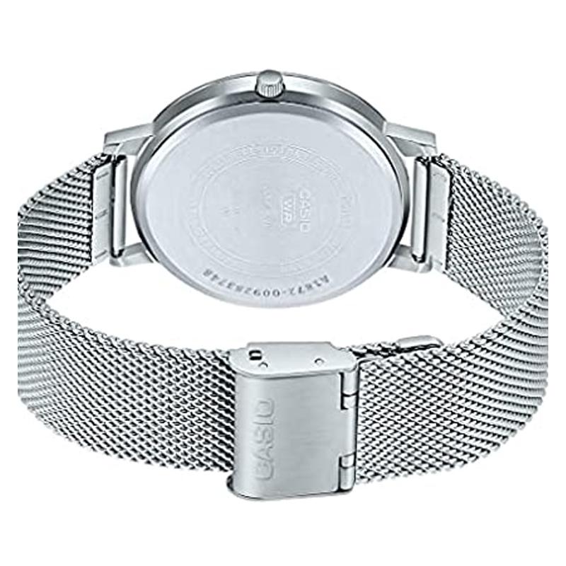 Casio STANDARD Series Classic Pointer Series Date Display Large Dial Quartz Movement Stainless Steel Strap Japanese and Korean Watch MTP-B100M-7EVDF