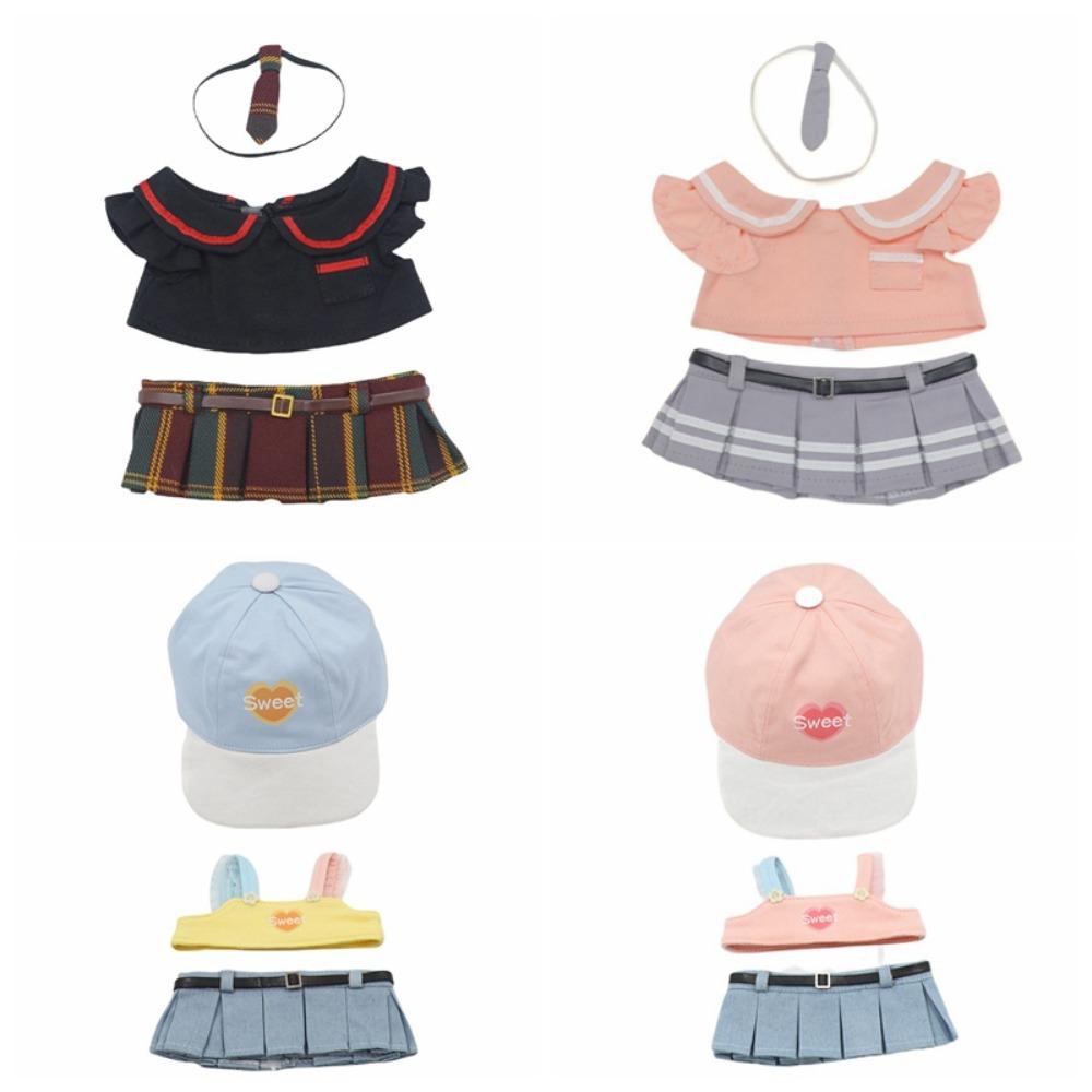 Colorful Hat 20cm Cotton Doll's Clothes Cotton Doll Lolita Outfit Dress  Cotton Doll Accessories