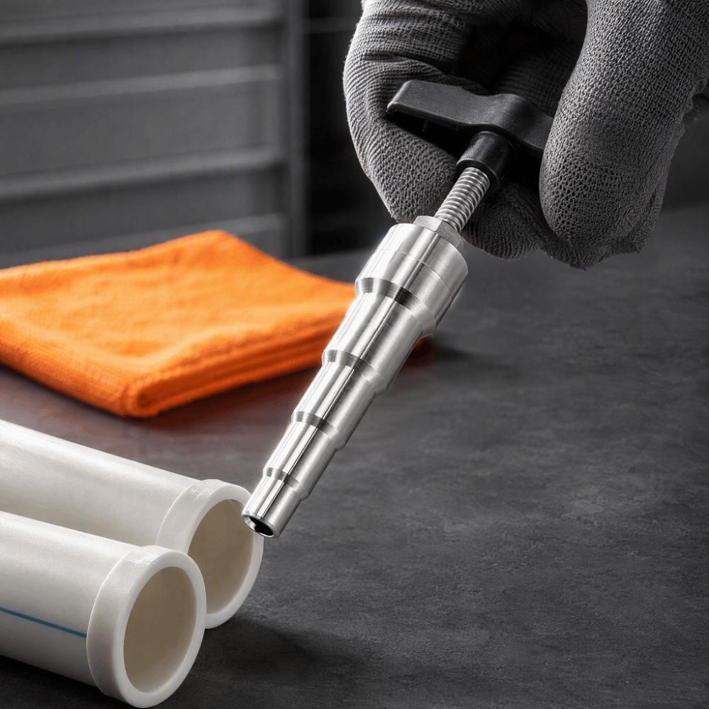 T Shape Handle Manual Pipe Expander Aluminum Plastic Pipe Rounder Floor Heating Pipe