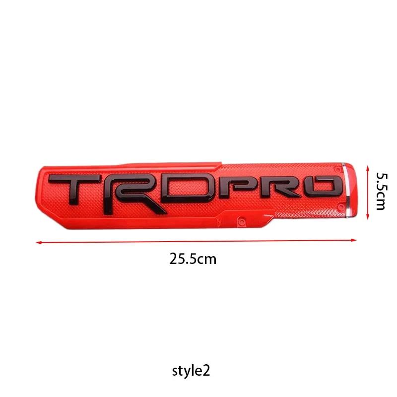 

3D ABS TRD PRO BRO Badge Emblem Car Stickers For Toyota TRD Tundra Car Styling Fender Side Label Rear Trunk Decal Accessorie