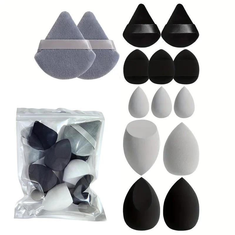 4/14Pcs Makeup Sponge Cosmetic Blender Beauty Egg Foundation Sponges Puff  Powder Puffs Make Up Accessories Women Makeup Tools