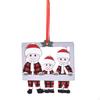 Christmas Family DIY Photo Frame Ornament Decoration Cute Hanging for