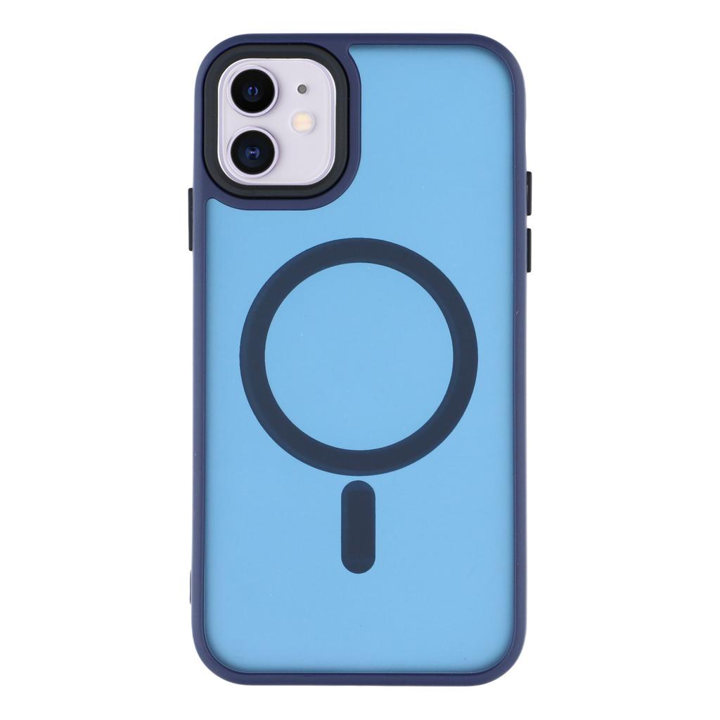 For iPhone 11 Case Compatible with MagSafe Skin-Touch PC+TPU Phone Cover