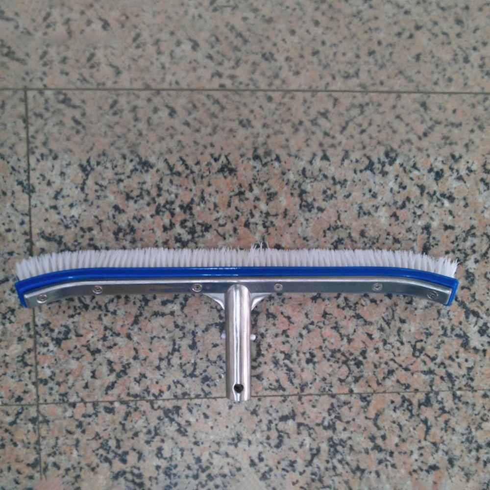 Aluminum Handle Pool Cleaning Brush Stainless Steel Brush Pool Wall Brush Spa Cleaning