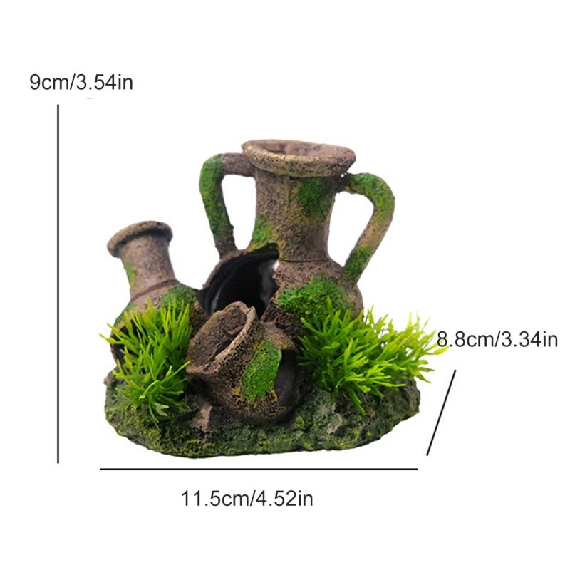 Aquarien Handwerk Künstliche Gebrochene Scherbe Zucht Handwerk Dekoration Aquarium Landschaftsbedarf Ästhetische Ausstellungen