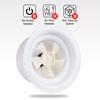 Energy Efficient Solar Ceiling Vent Fan with Strong Anti Aging Designs Roof Vent Fan ABS for Improved Living Space