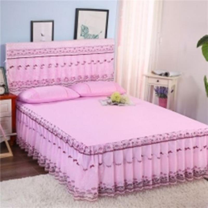 Korean version of the princess bedspread, single-piece lace bed skirt, three-piece set, bed cover, bed cover, Simmons protective cover.
