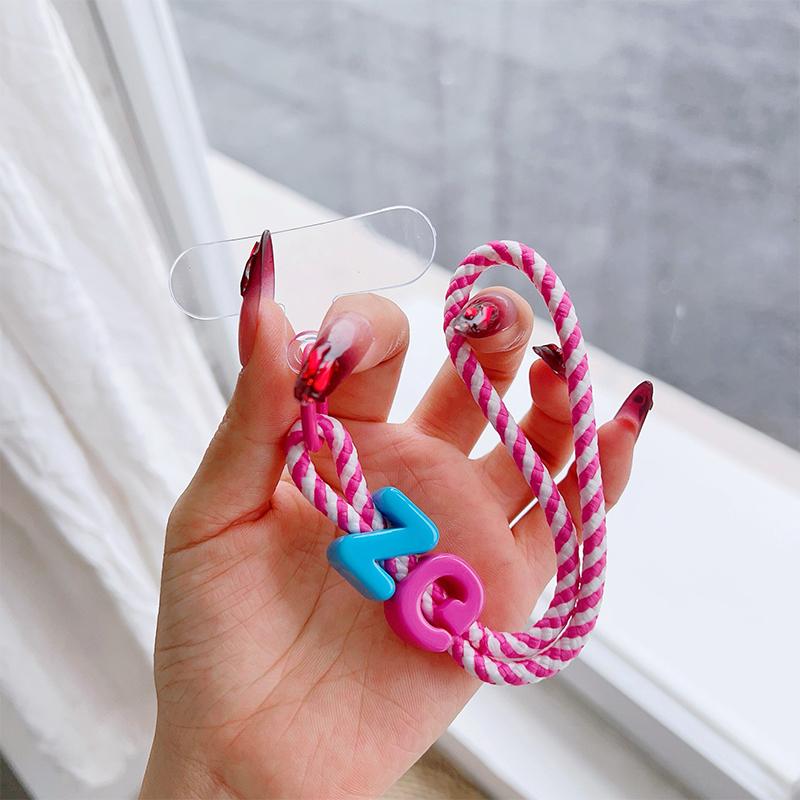 

Mobile Phone Lanyard Strap Hanging Chain Ring Cord With Patch Wrist Strap For Cell Phone Case Rope Keychain