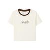 Skechers Moisture Wicking Solid Color Crew Neck Pullover Regular T-Shirt Women tops L126W030-0074