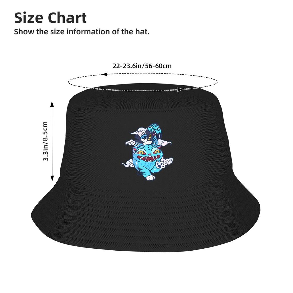 Tiger Bucket Hat Summer KPop Demon Hunters Casual FisherUnisex Hats For Unisex Portable Fishing Caps Streetwear Visor