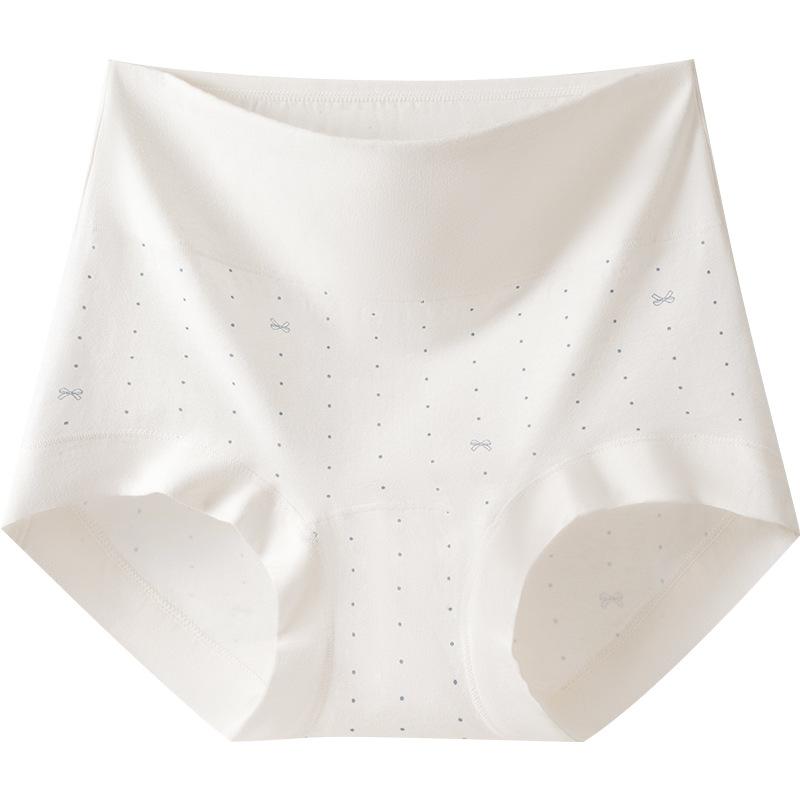 

Women s Spring and Autumn Pure Cotton 10A Antibacterial Crotch High Waist Tuck Small Flat Angle Briefs XXL