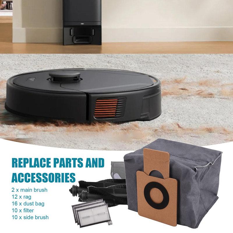 For Eufy Clean X8 Pro Replacement Parts Accessories Main Side Brush Hepa Filter Mop Cloth Dust Bag