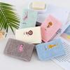 25X25CM Cotton Small Square Towel for Car Cleaning Embroidered Children's Square Towel Kindergarten Baby Towel