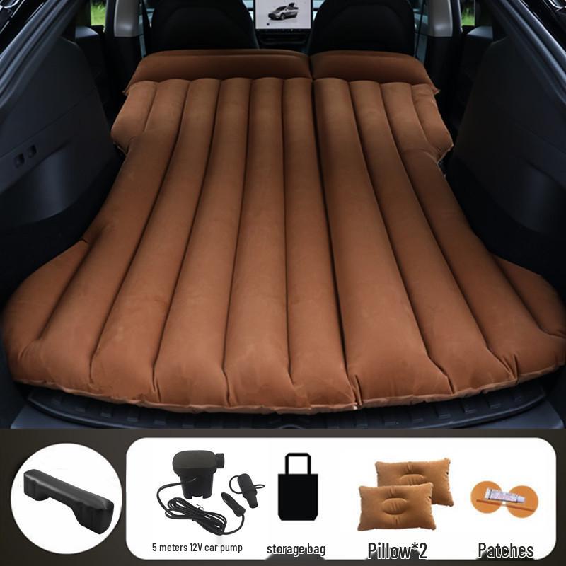 Tesla Model Y/3 Rear Seat Inflatable Mattress - Foldable Car Sleeping Pad