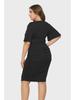 Elastic V-Neck Sexy Summer Dress - Plus Size Women's Fashion, European and American Style
