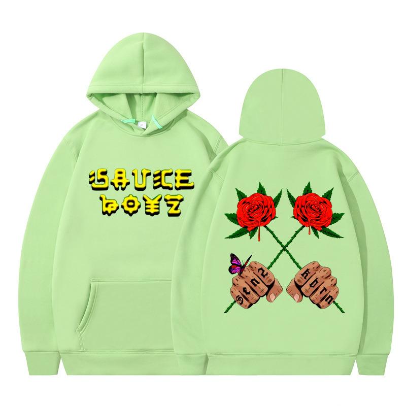 Trend hip-hop de stradă europeană și americană, cu imprimeu cu litere, hanorac cu glugă pentru bărbați, toamnă și iarnă, noi cupluri de stradă