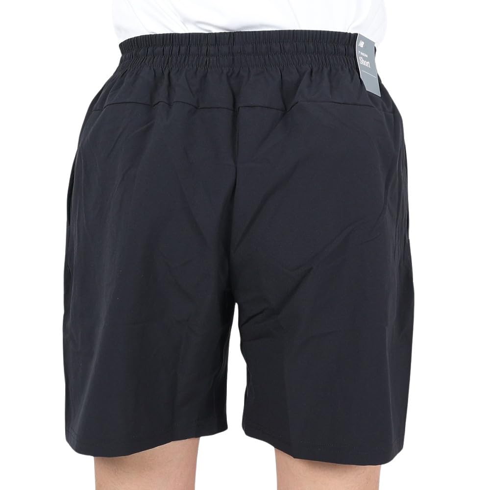 New Balance Run Shorts BK L [New Balance] Men's Shorts, 7-inch (without Innerwear) (MS41234) (Black)