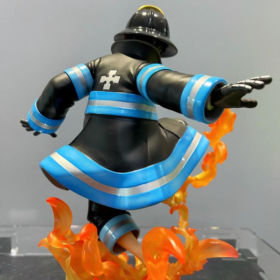 Original Enn Enn no Shouboutai Anime Figure Shinra Kusakabe Action Figure Room Decorations PVC Collection Model Gift In Stock