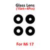 For Xiaomi Mi 17 Pro Max Back Rear Camera Glass Lens with Adhesive Sticker