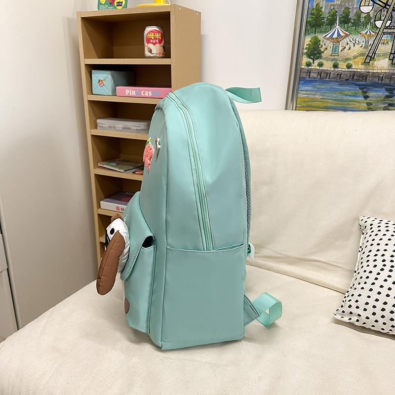 Four-Piece Backpack Set Dog Pattern Large Capacity Senior High School Student School Bag Multi-Functional Backpack