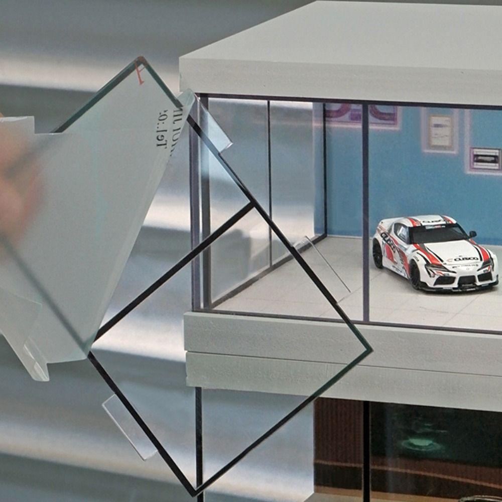 Simulate Garage Scene Model Exhibition Hall Miniature Car Garage Car Model Showroom  Boys Gift