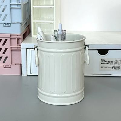 Home Decoration Modern Luxury Funny Storage Item of Stationery Round Pen Holder Table Stand Aesthetic for Desktop
