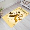 1pc Chip and Dale Pattern Area Rug Soft Flannel Floor Mat for Living Room,Office,Bedroom and Carpet,Sofa Coffee Table Floor Mat