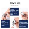 Stainless Steel Folding Nail Clippers Exquisite Manicure Tools New Mini Nail Clippers
