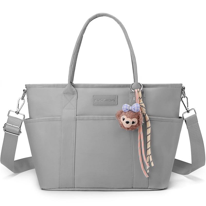 

Сумка женская вместительная сумка через плечо серый