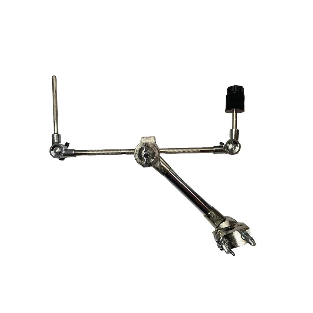 Double-Sided Jazz Drum Adapter & Cymbal Extension Stand with Cowbell Clamp