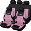 Temu Embroidered Car Seat Cover with Tire Pattern - For Export To Russia and Mexico