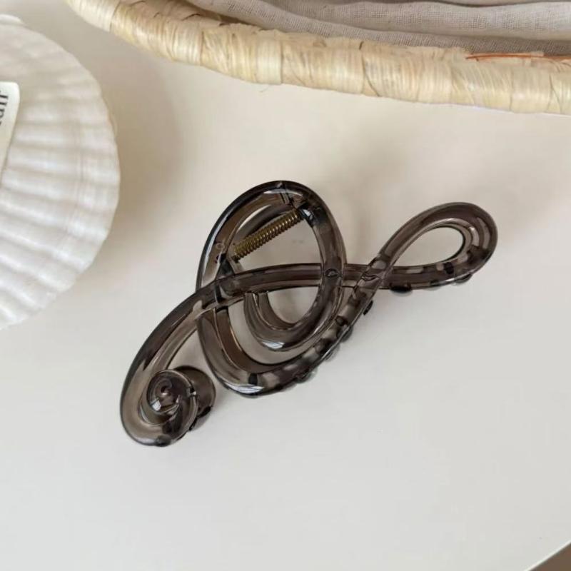 Creativity Musical Note Shape Hair Claw Clips Sweet Style Minimalist Shark Clip Headwear Hairpins Hair Accessories Gift