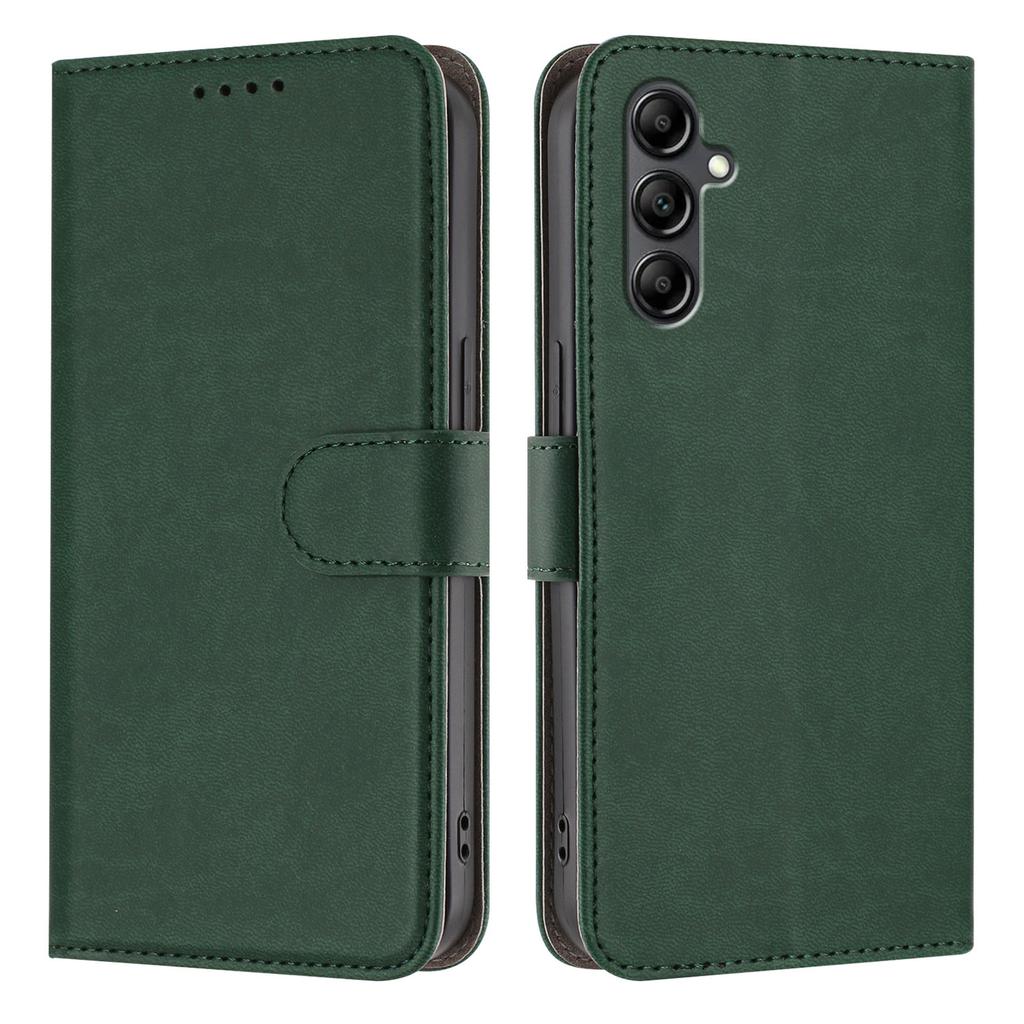 Etui skórzane na Samsung Galaxy A16 5G/Galaxy A16 4G/Galaxy A26 5G/Galaxy A17 5G, jednokolorowe etui na telefon z portfelem