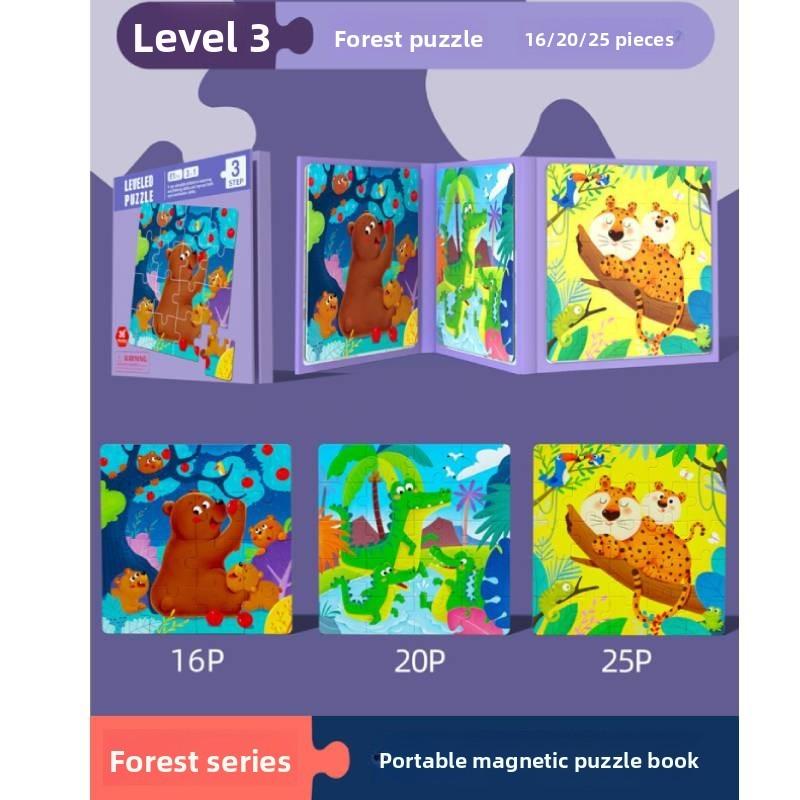 Wooden Animal Traffic Puzzle For Kids Educational Brain Teaser For Early Learners
