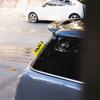 Vinyl Fake Taxi Tag Samolepka na auto Žlutá Exteriér Auto Decal Charm Kolo Motocykl Tuning Okno Čelní sklo Dekorace vozidla