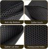 EVA Washable Cat Litter Trapping Mat - Anti-Tracking, Anti-Slip, Foldable, Double-Layer Design