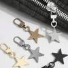 4pcs/Set Random Color Metal Zipper Puller Pendants In Star Shape, Removable, Great for Replacing Old Zipper Head On Bags, Shoes and Clothes